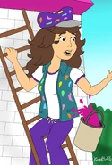 By kingofart16 (it's a Hanna-Barbera remake of her flipdeck)