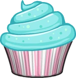 Cupcakeria Teal Frosting (Transparent)