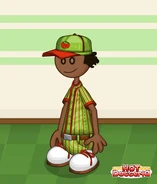 Taylor Tastyville Tomatoes.jpg (32 KB) Taylor wearing the Tastyville Tomatoes uniform