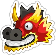 Lunar New Year's sticker