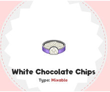 White Chocolate Chips