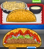 Maggie's regular order in Papa's Taco Mia To Go!