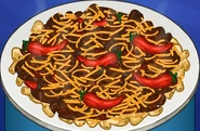A plate of pasta