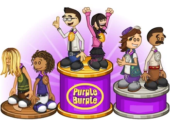 Purple Burple Division podium