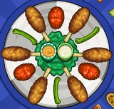 Pinch Hitwell's order during Maple Mornings in Papa's Wingeria To Go!