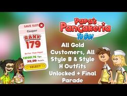 Papa's Hot Doggeria - All Gold Customers / Complete Parade 