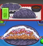 Sarge Fan's order during Valentine's Day in Papa's Taco Mia HD