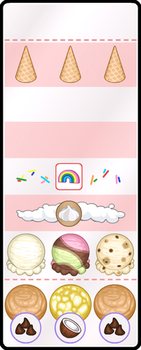 Papa's Scooperia- Unlock Sticker 019 (Ice-Cream Express) 