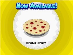 Unlocking crater crust