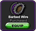 A4 Barbed Wire