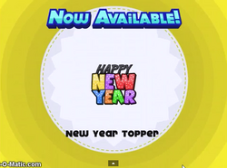 Papa's Cupcakeria - New Year Topper