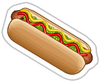 Hot Dog Sticker