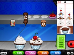 Papa's Cupcakeria on Poki-First level 
