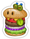 Burgerzilla Sticker