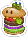 Burgerzilla Sticker