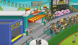 Griller Stadium during Cherry Blossom Festival