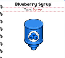 Blueberry Syrup (PTG)