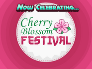 New Holiday: Cherry Blossom Festival!