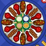 Big Pauly's regular order in Papa's Wingeria To Go!