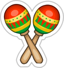 Maracas Sticker