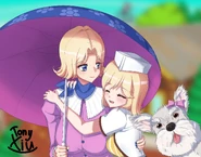 YukoPruPickle.jpg (361 KB) Yuko, Prudence and Pickle by TonyXiu