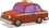 Papa's Pizzeria delivery car