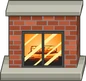 Furni cabin2 fireplace