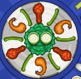 Taylor's regular order in Papa's Wingeria To Go!