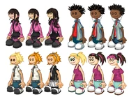 His appearances throughout the games from Matt Neff (also included; Tohru, Clover, and Mindy)