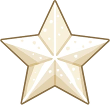 White Chocolate Star