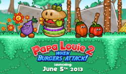 Papa Louie 2: When Burgers Attack! First Boss(Sarge) And Rescuing Yippy 