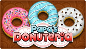 You just got a job at Papa's Donuteria in the whimsical town