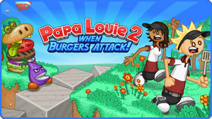 Papa Louie 2 Logo