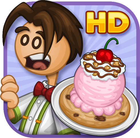 Papa's Scooperia - All Recipes Unlocked + All Stickers + All Outfits 