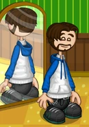 Bart when he was first created, Papa's Hot Doggeria HD