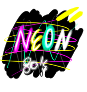 Neon 80’s Logo