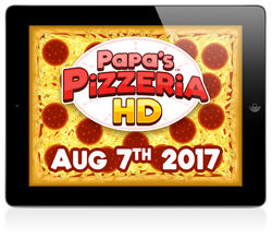 Papa's Pizzeria HD for iPad, Android Tablets, and  Fire