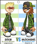 Dice vs Michael