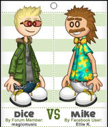 Dice vs Mike