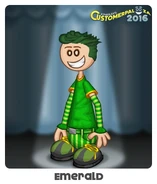 Emerald when he was first created, Kingsley's Customerpalooza 2016