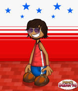 Kaiko when he was first created, Papa's Bakeria