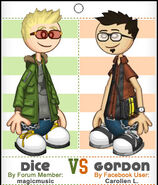 Dice vs Gordon