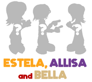 Estela's unknown blog post along Allisa and Bella.