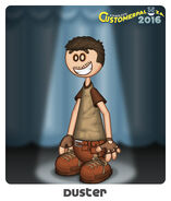 Duster when he was first created, Kingsley's Customerpalooza 2016