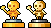 A comparison of trophies from Monster Castle Defense (right) and the Level Pack version (left)