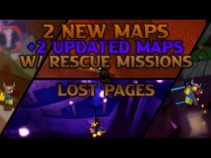 Flood Escape 2 - 2 New Maps + 2 Updated Maps - -Easy-Hard- (Solo) -w- Rescue Missions & Lost Pages-