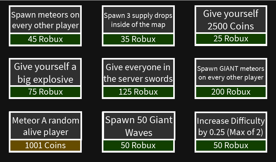 Robux Shop | Flooded Area Official Wiki | Fandom