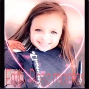Queen Emily using a Snapchat filter.