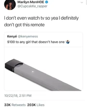 Monhoe winning a bet against a twitter user.