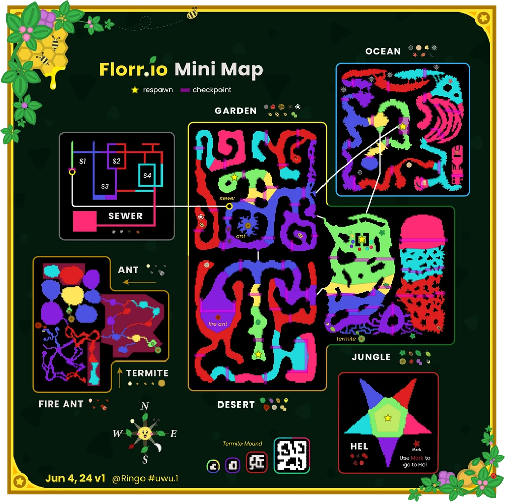 世界地图| Florr.io 中文维基| Fandom